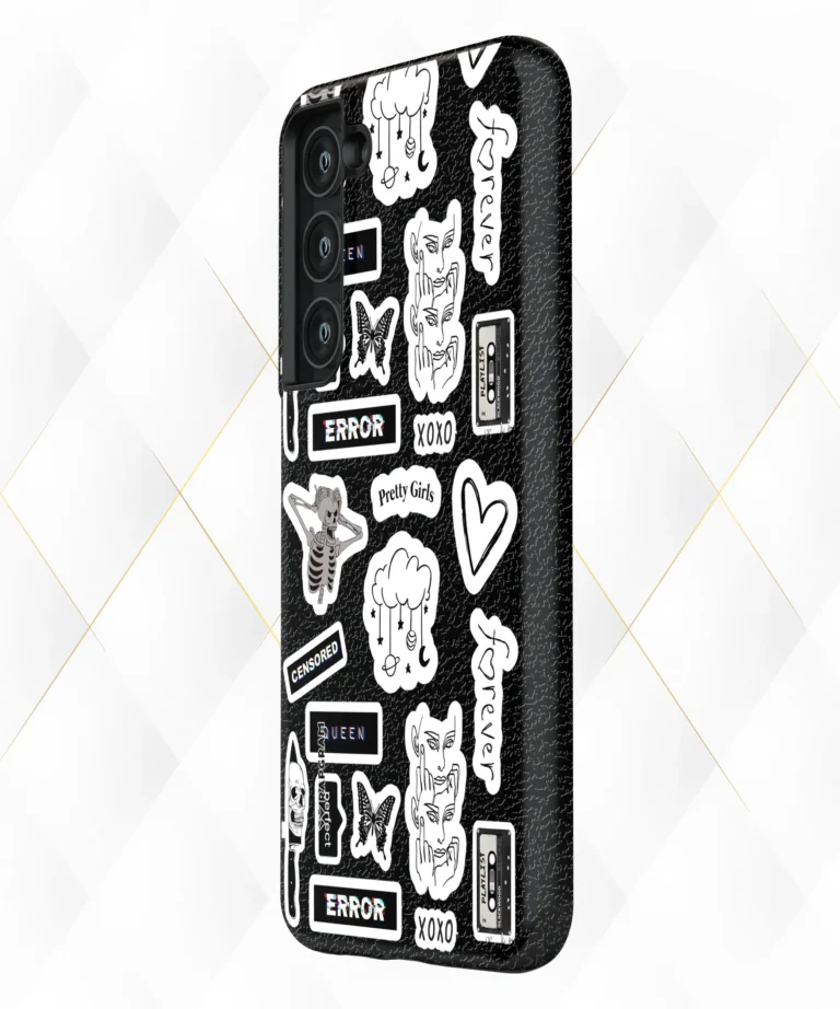 Pretty Girls Black Leather Case