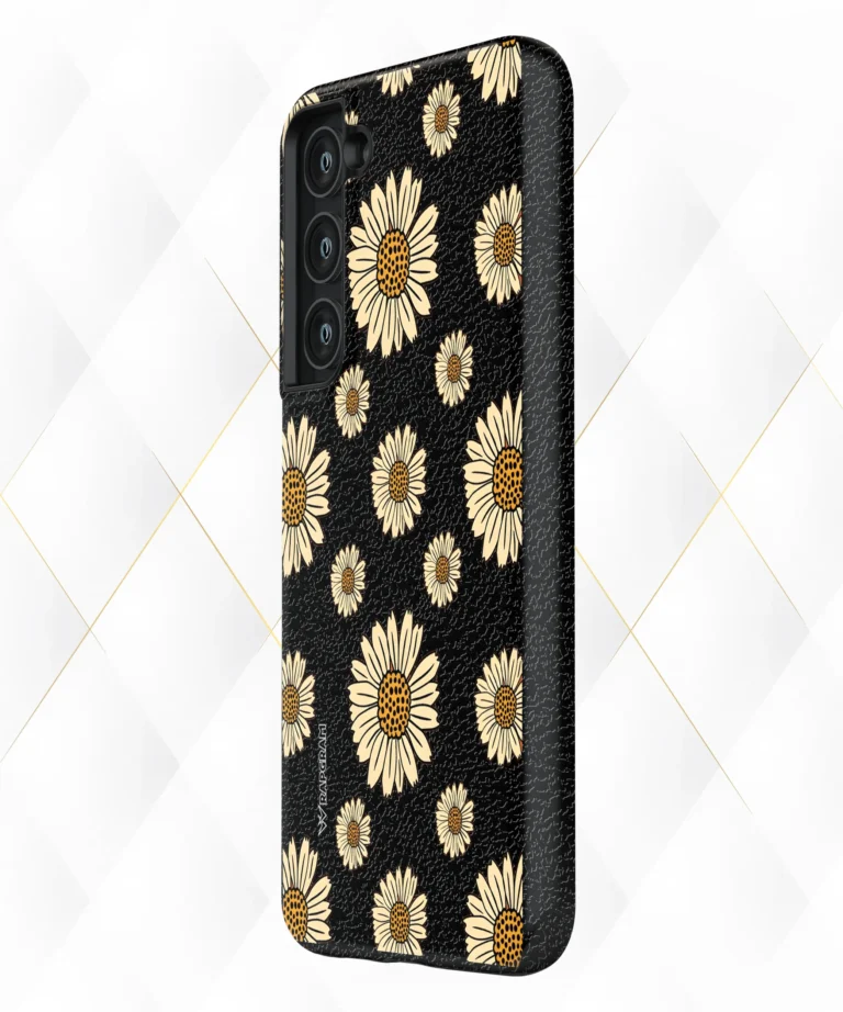 Lillies Black Leather Case