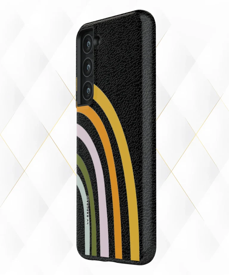 Five Curves Black Leather Case