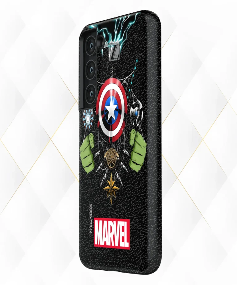 Marvel Avenfers Black Leather Case