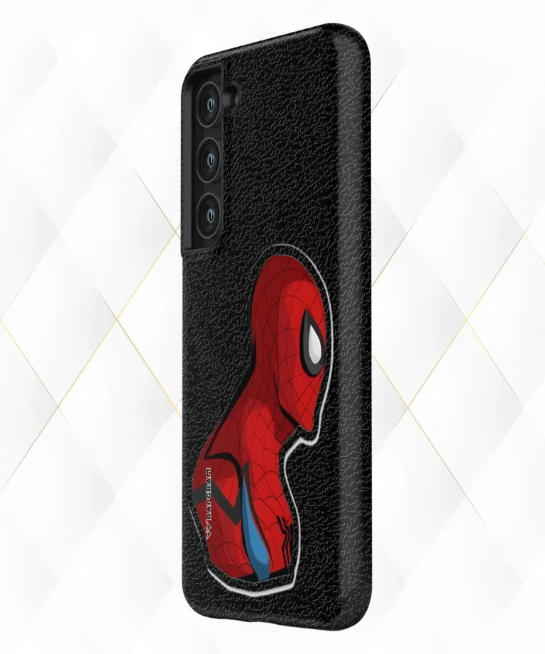 Spider View Black Leather Case