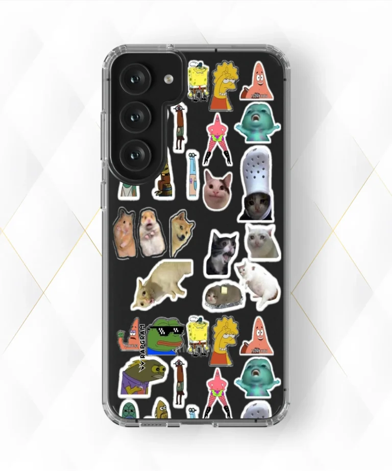 Cat Memes Clear Case