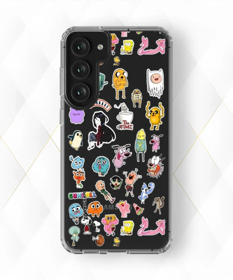 Toon Stickers Clear Case