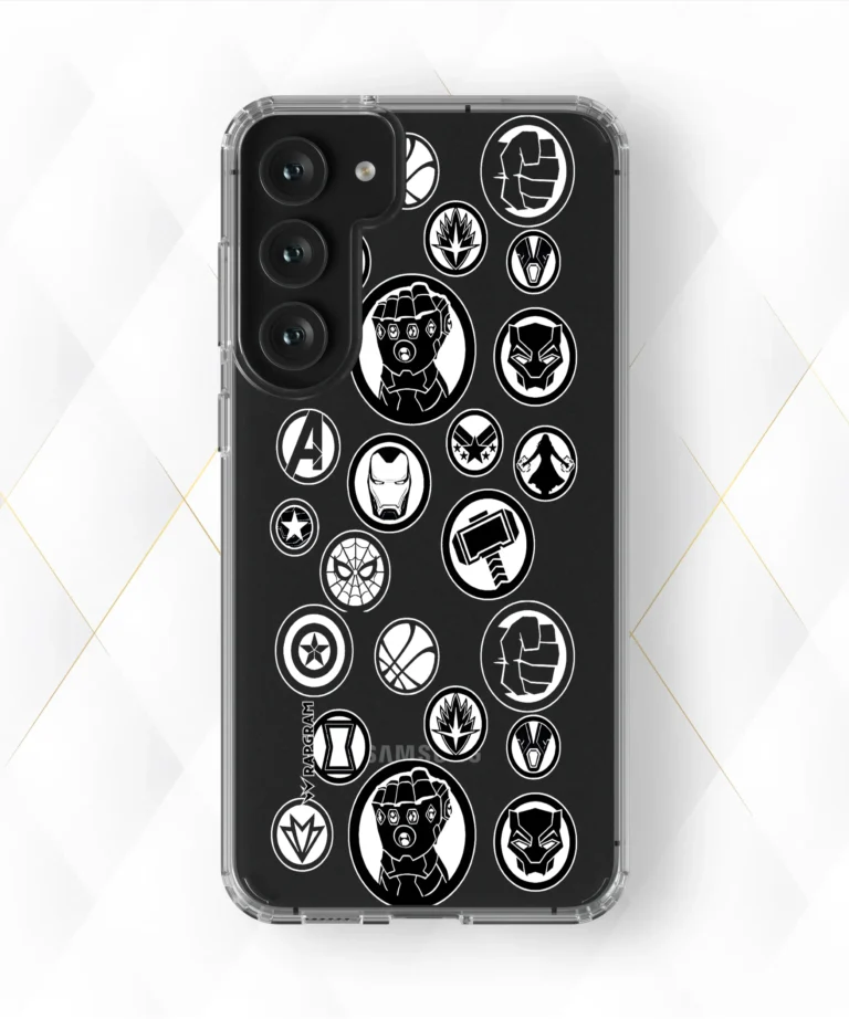 Avengers Badges Clear Case