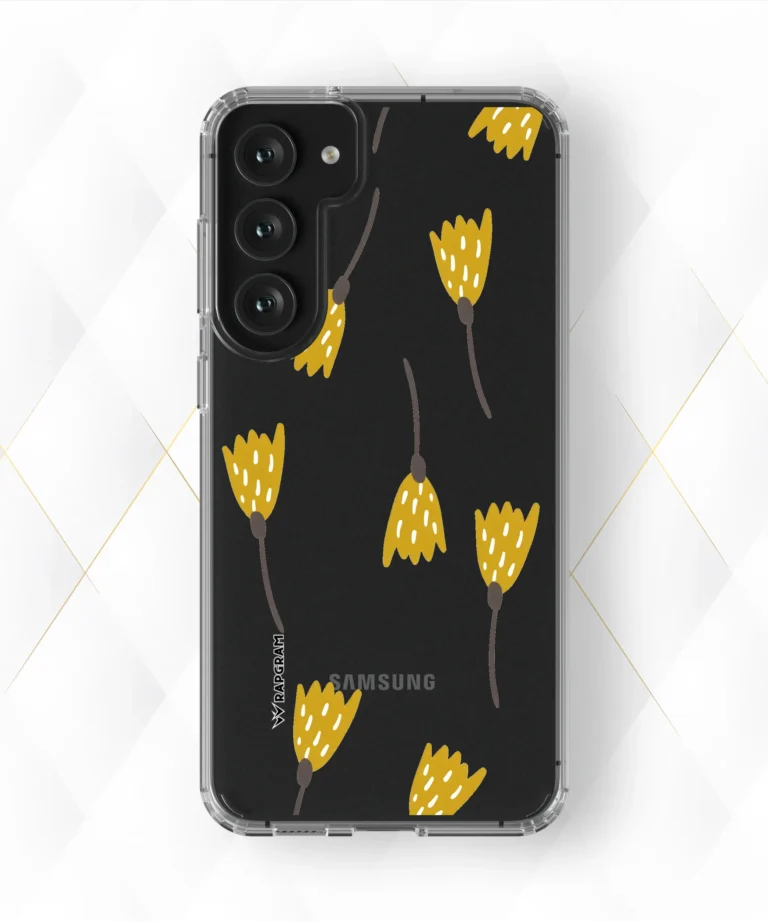 Yellow Tulips Clear Case