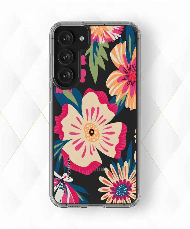 Trippy Blossoms Clear Case
