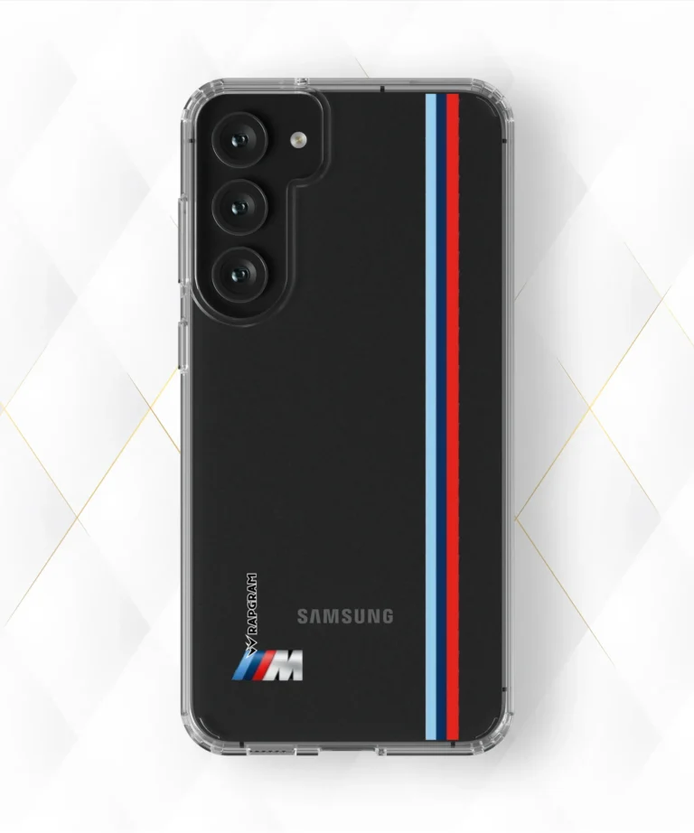 TriColor Stripes Clear Case