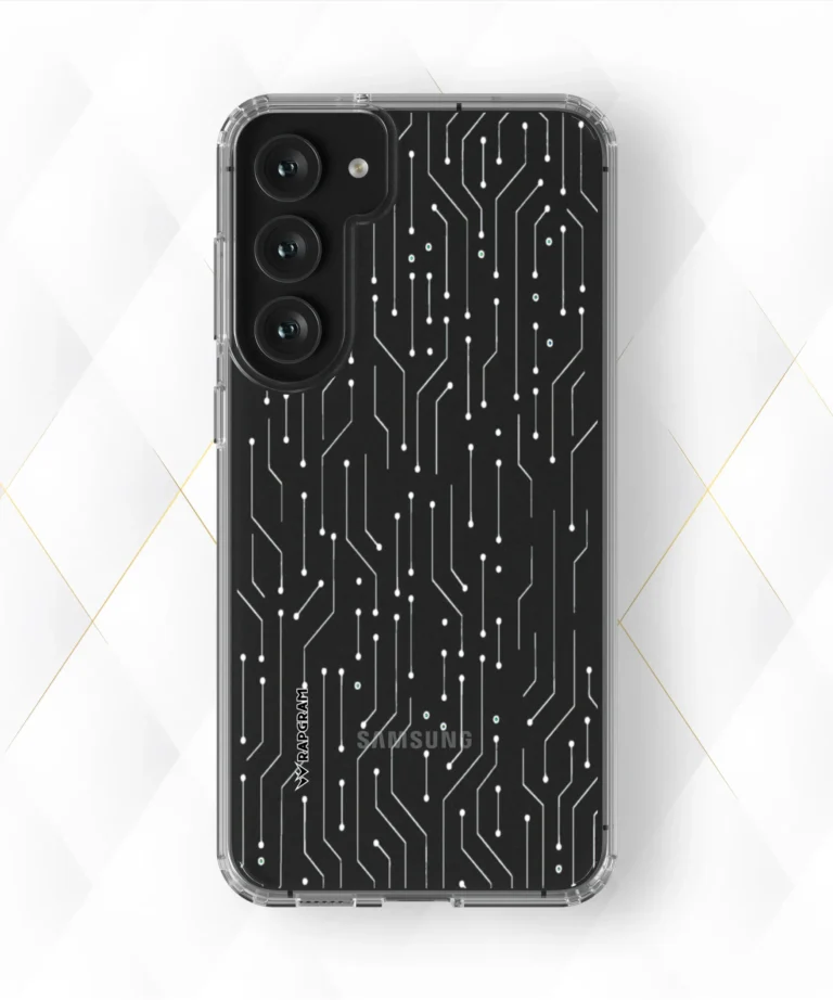 Black Connects Clear Case