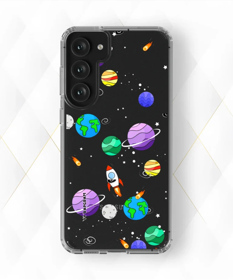 Comet Planet Clear Case