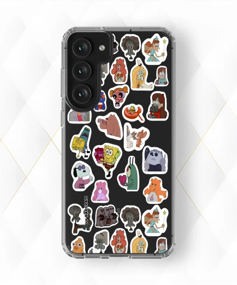 Toon Stamps Clear Case