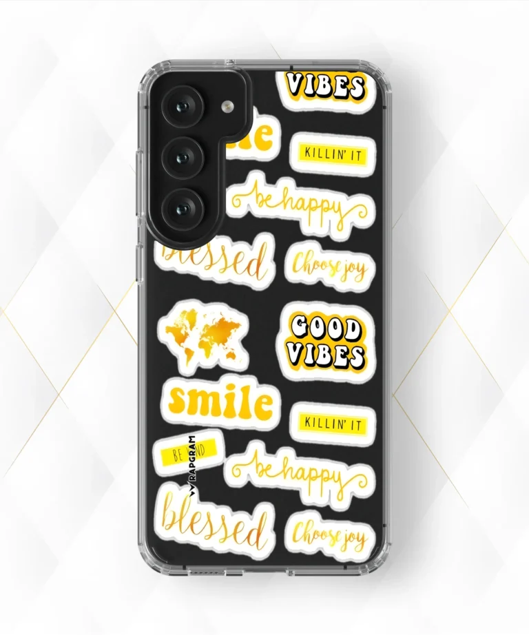 Yellow Blessed Clear Case