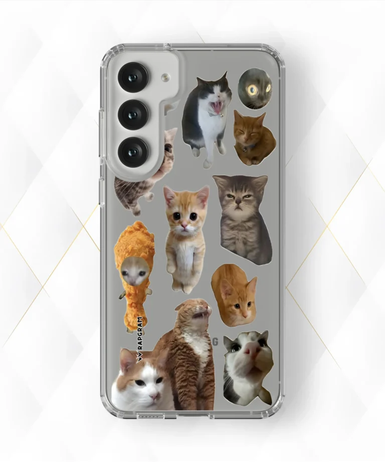 Cats Expressions Clear Case