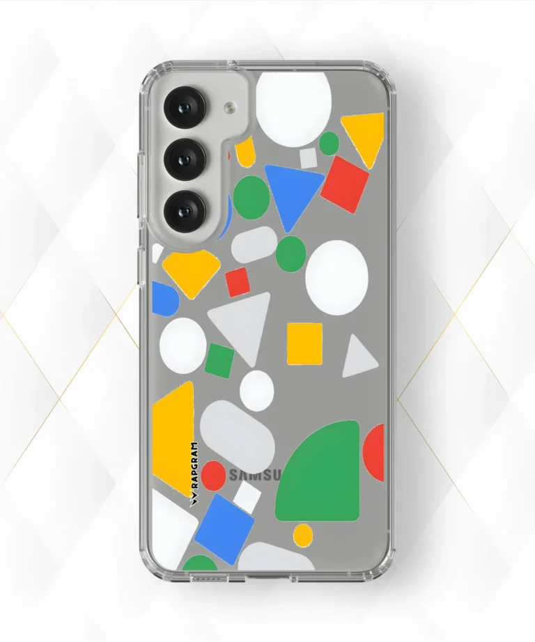 Color Shapes Clear Case