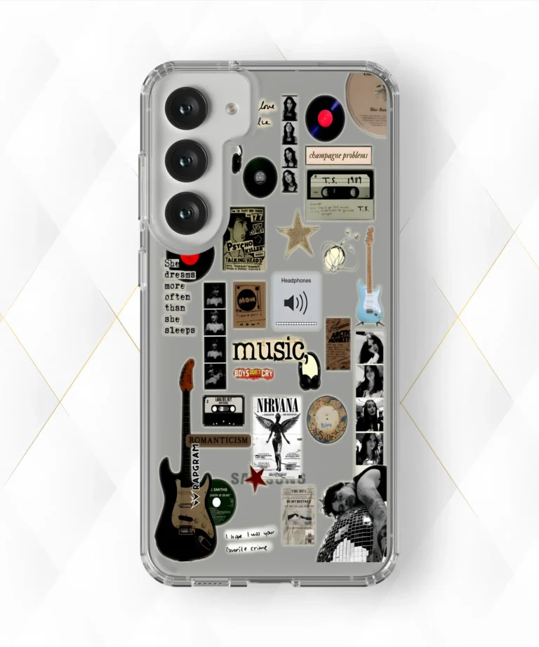 Music Nirvana Clear Case