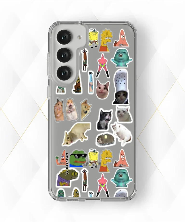 Cat Memes Clear Case