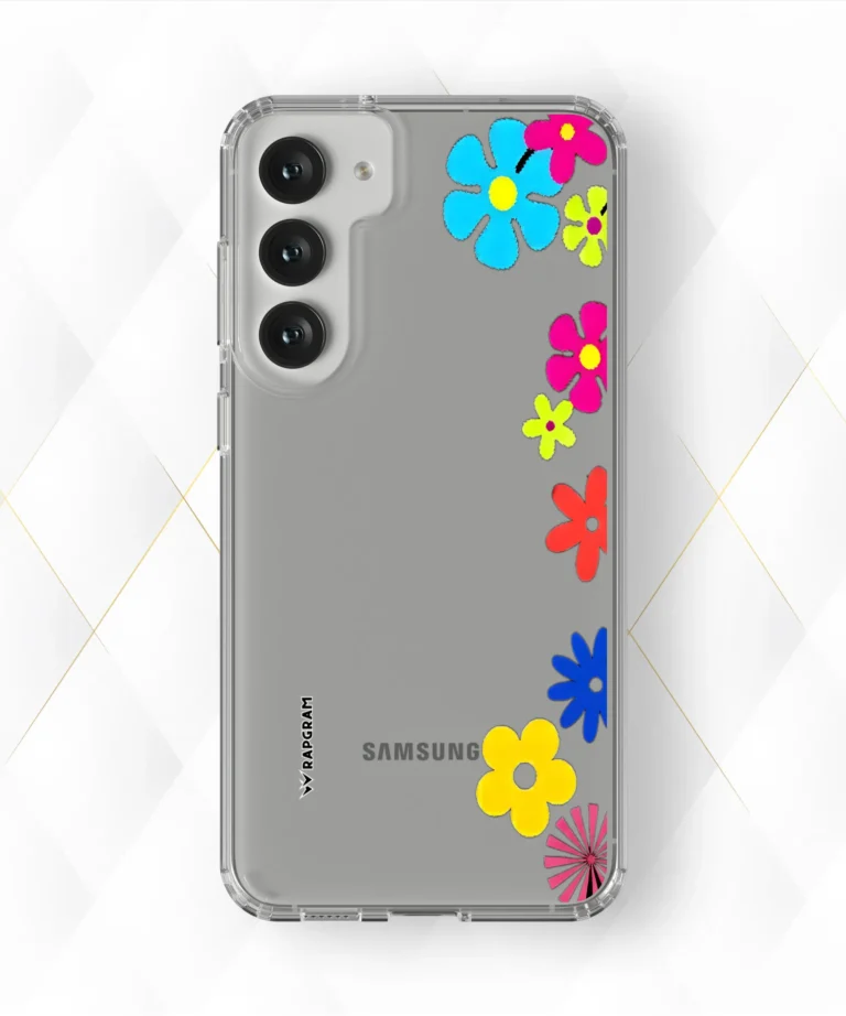 Side Floral Clear Case
