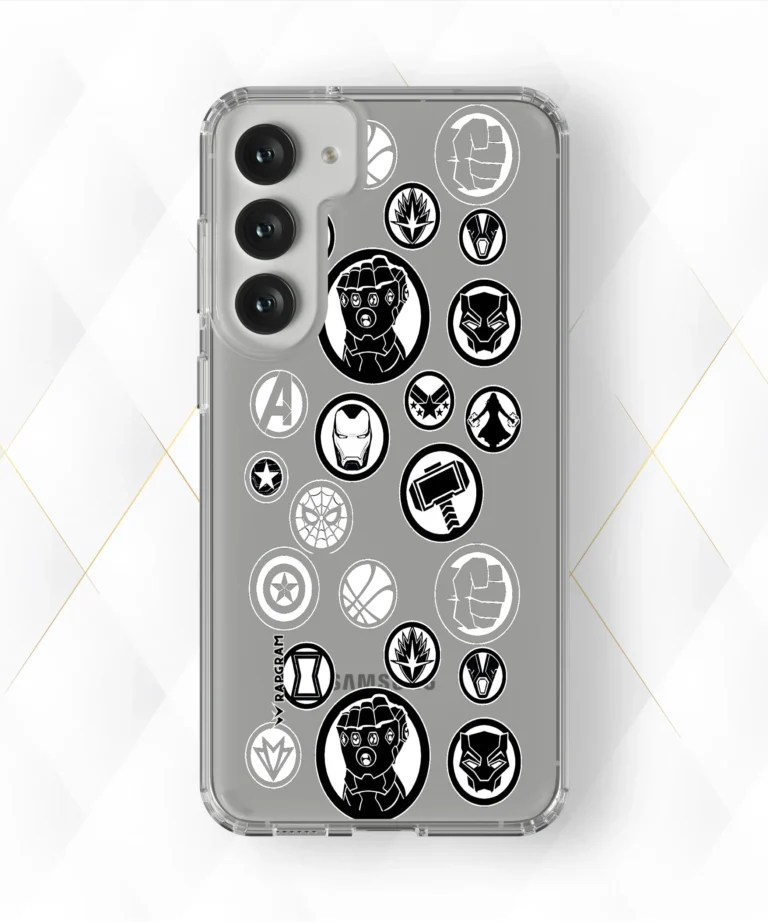 Avengers Badges Clear Case