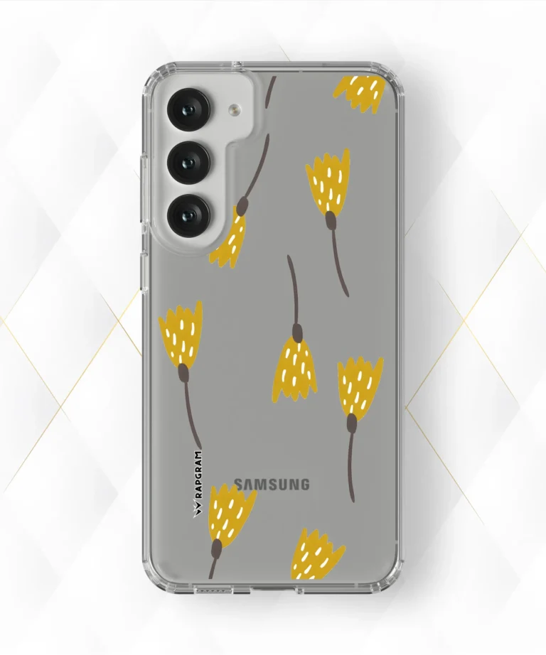 Yellow Tulips Clear Case