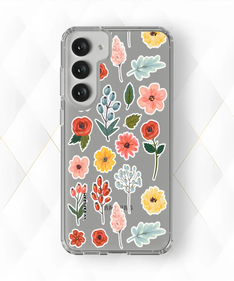 Berries Roses Clear Case