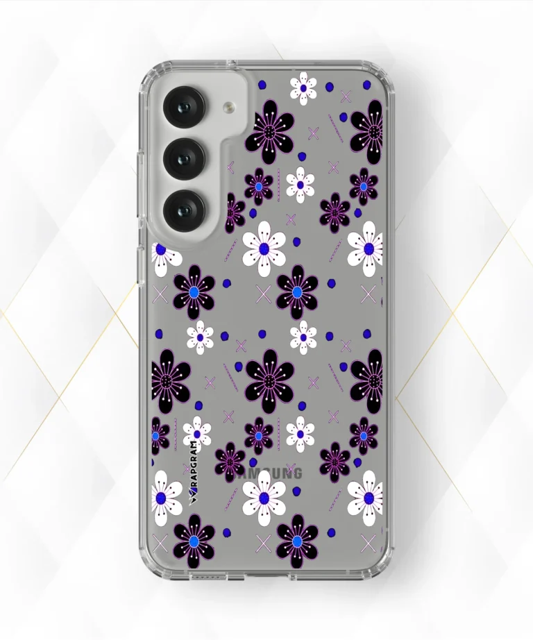 Magenta Petals Clear Case