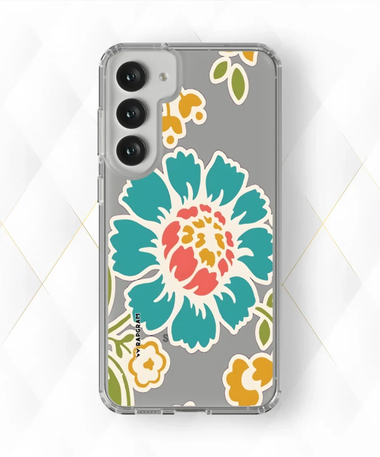 Blue Blossom Clear Case