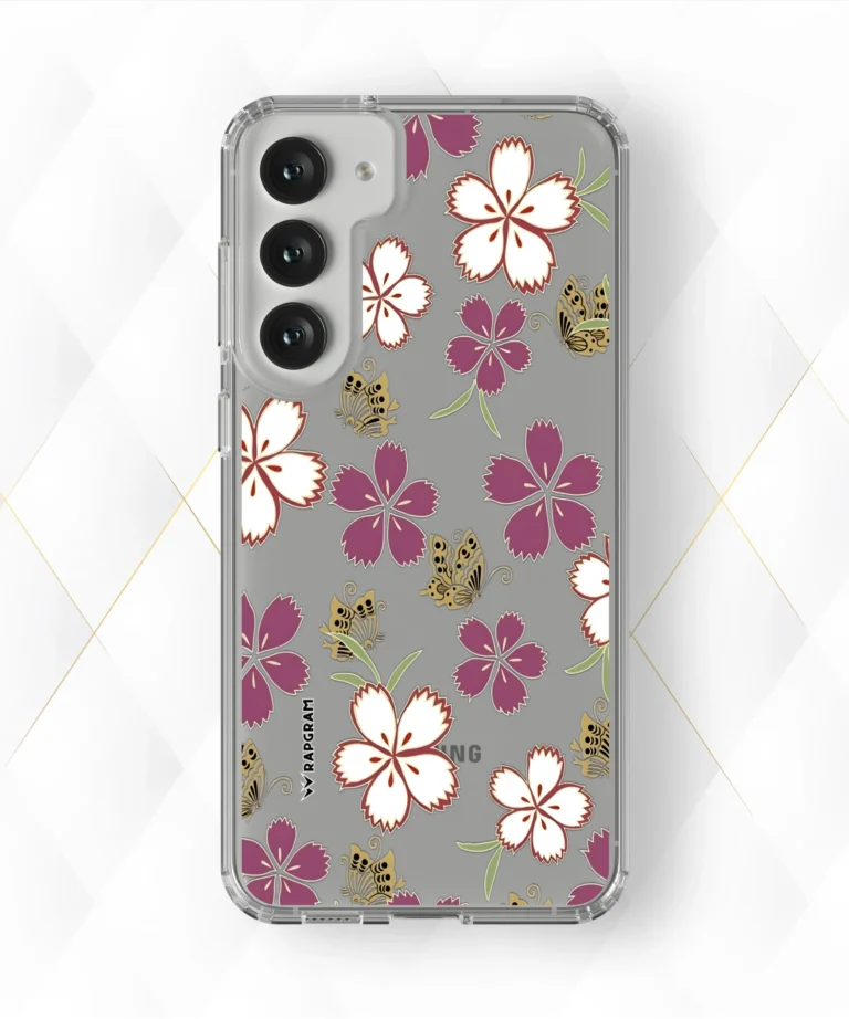 Fly Blooms Clear Case