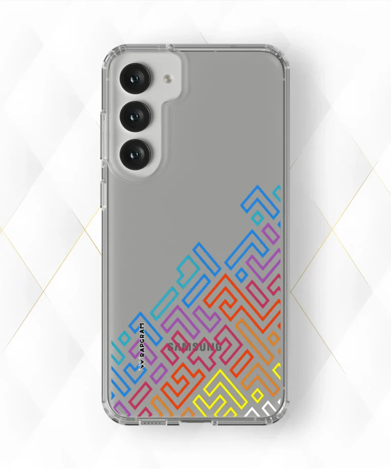 Neon Tetris Clear Case