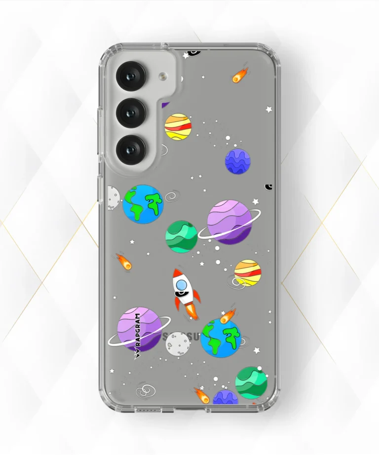 Comet Planet Clear Case