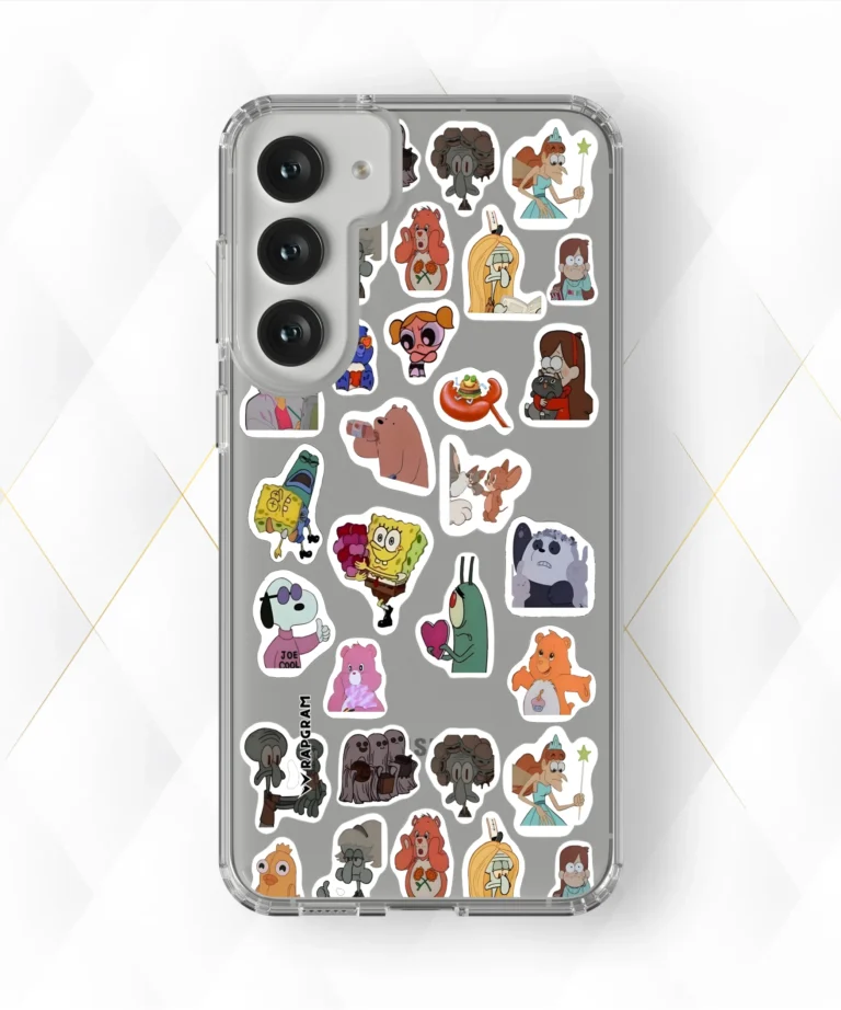 Toon Stamps Clear Case