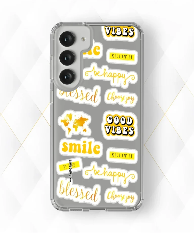 Yellow Blessed Clear Case