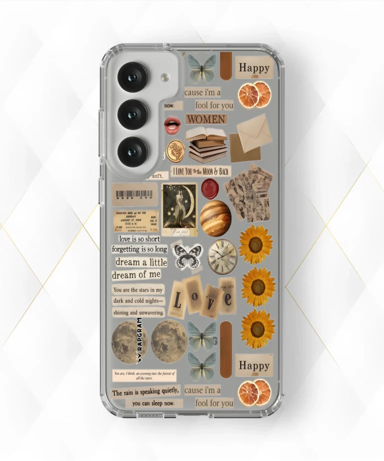 Moon Back Clear Case