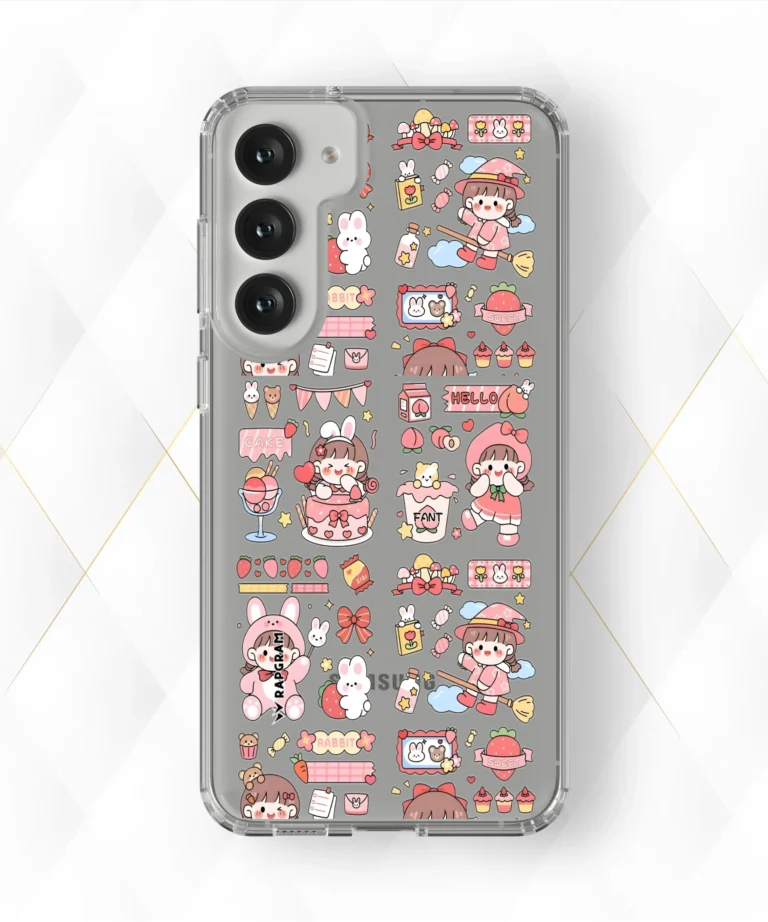 Cute Stickers Clear Case