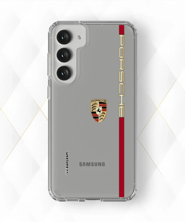 Porsche Stripes Clear Case