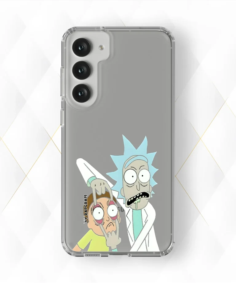 Rick Morty Clear Case