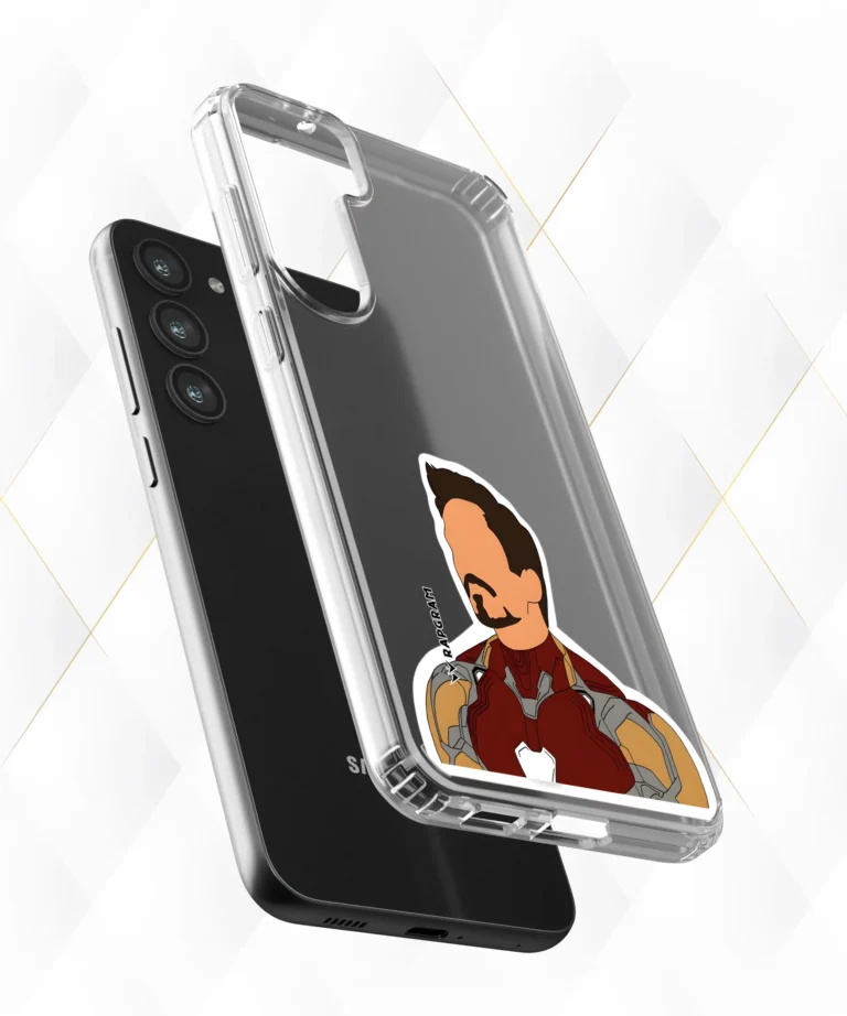 Ironman Face Clear Case
