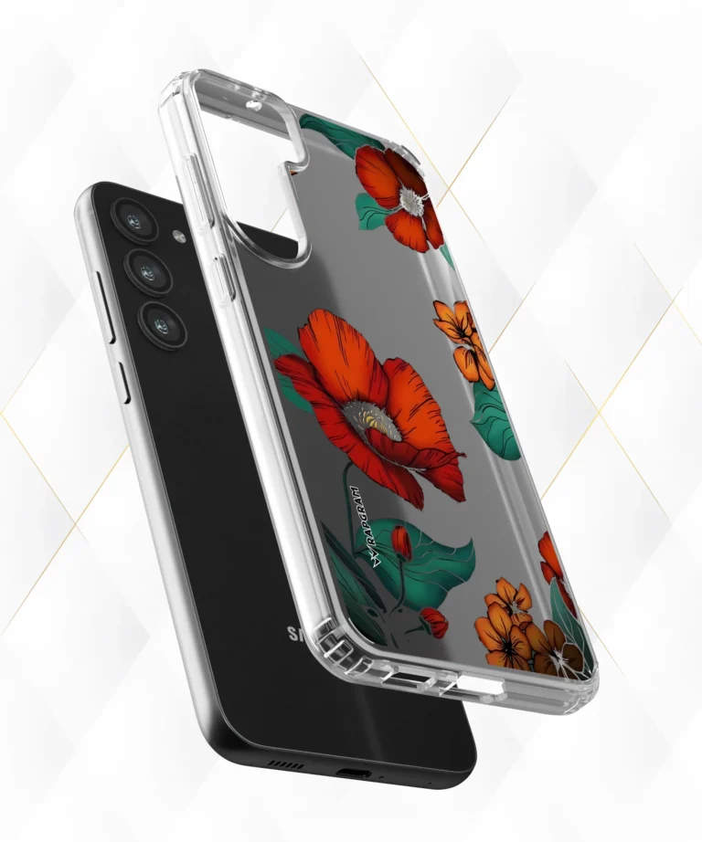 Red Hibiscus Clear Case