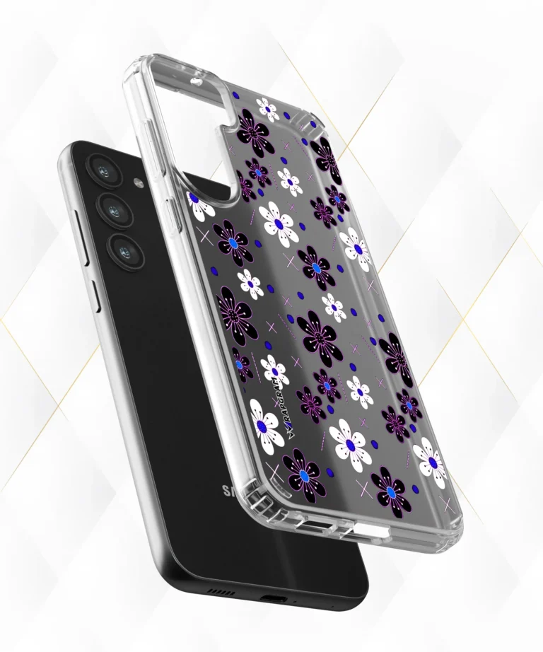 Magenta Petals Clear Case