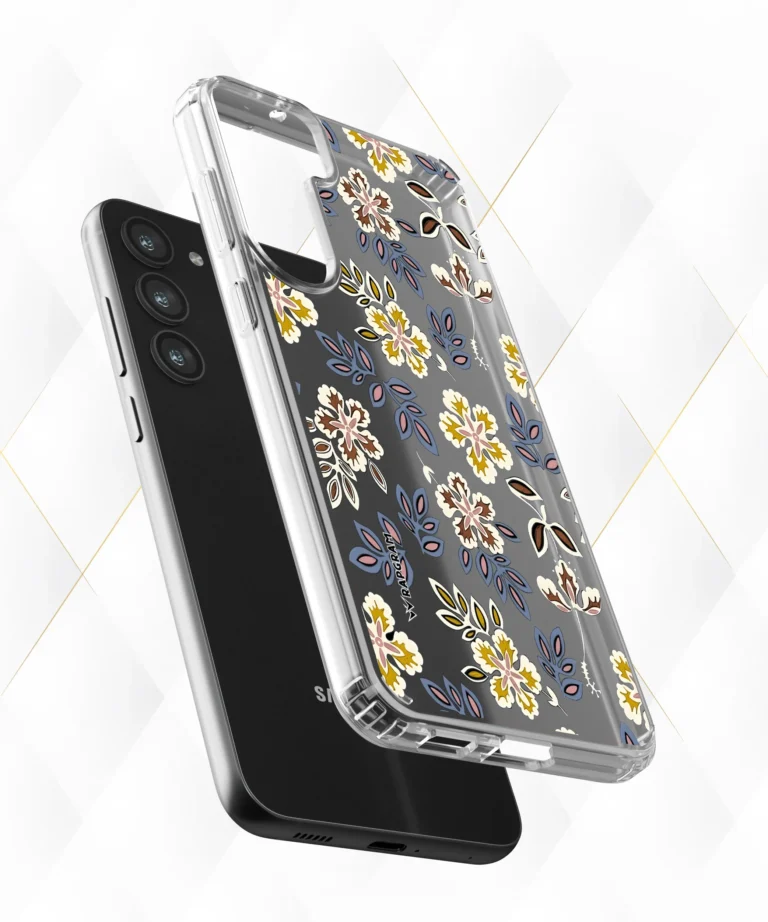 Dual Flowers Clear Case