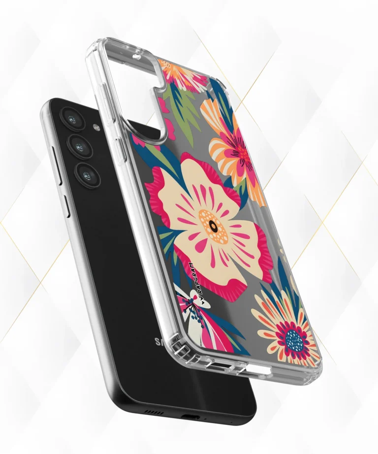 Trippy Blossoms Clear Case