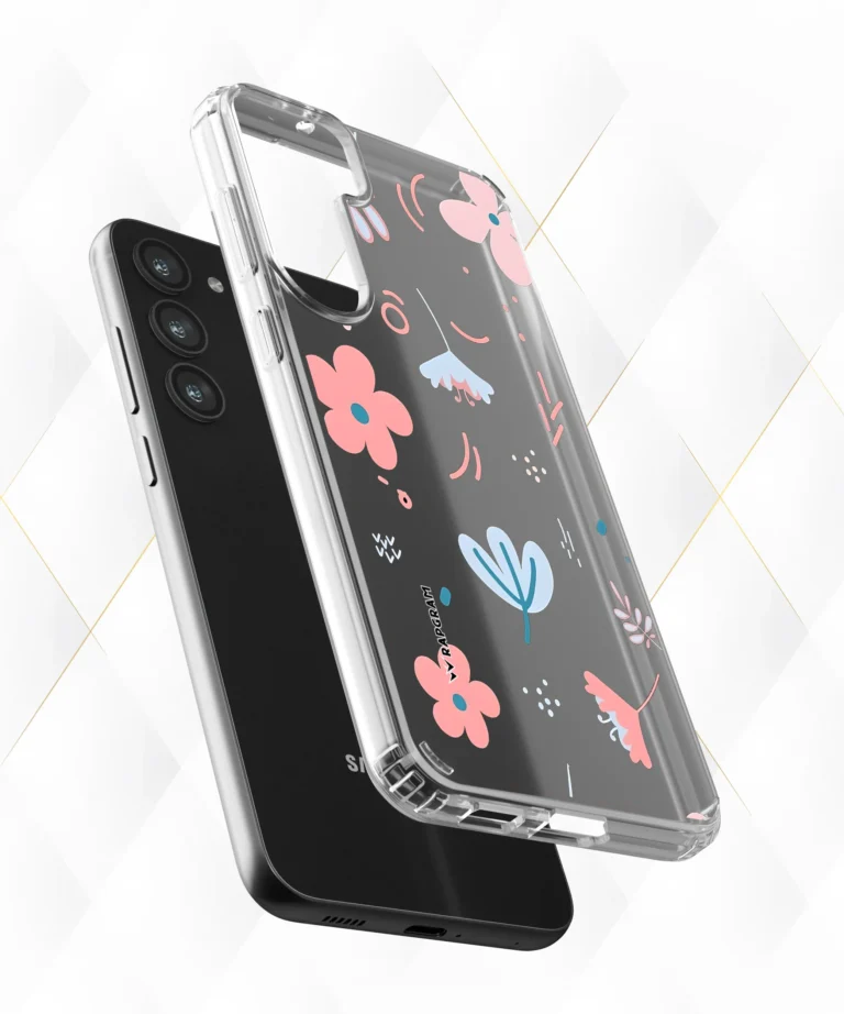 Raining Petals Clear Case