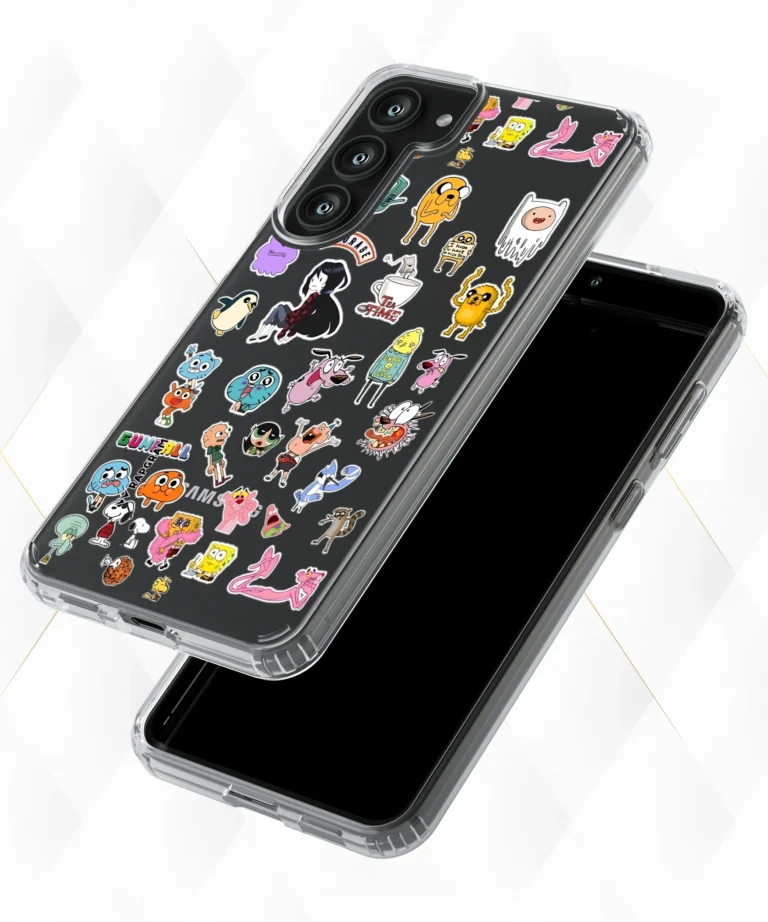 Toon Stickers Clear Case