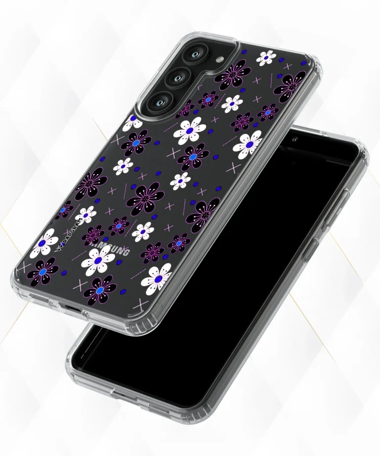 Magenta Petals Clear Case