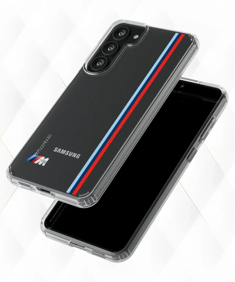 TriColor Stripes Clear Case