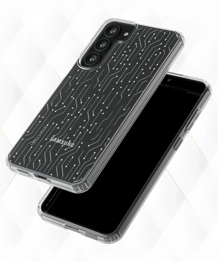 Black Connects Clear Case