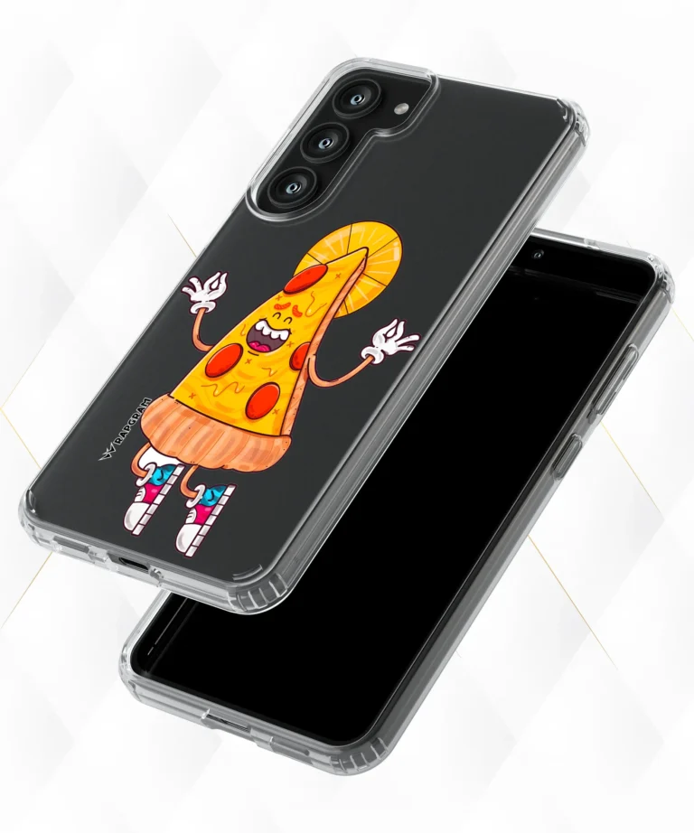 Happy Pizza Clear Case