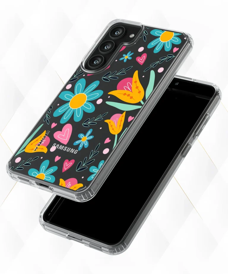 Color Petals Clear Case