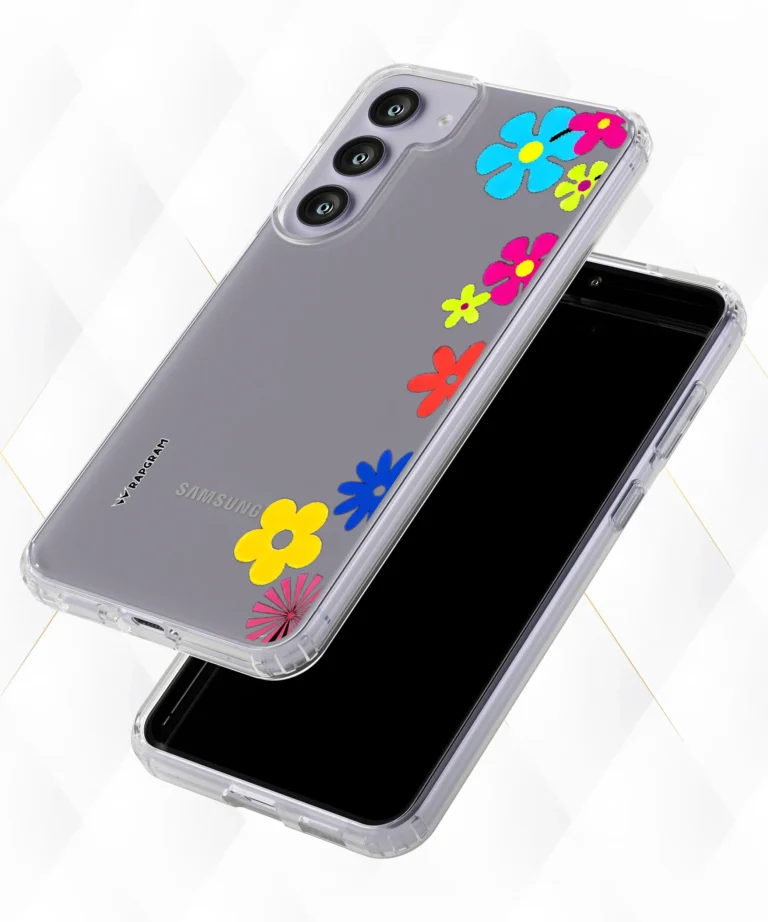 Side Floral Clear Case