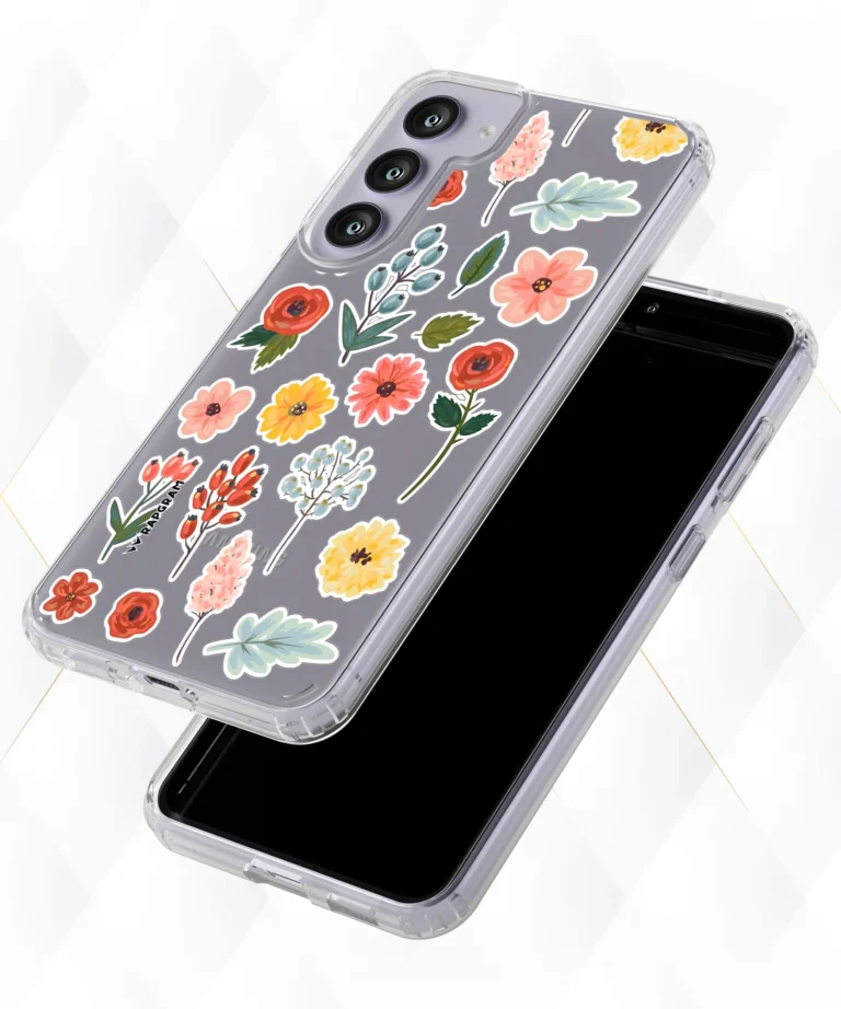 Berries Roses Clear Case