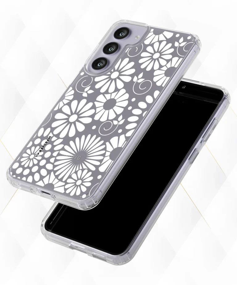 Mono Flowers Clear Case