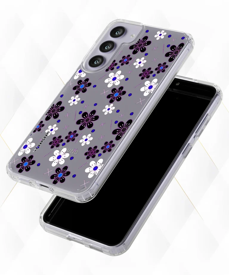 Magenta Petals Clear Case